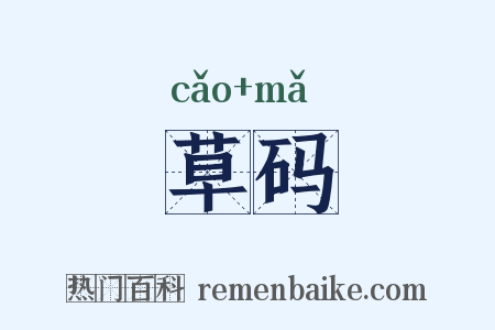 草码是什么意思的图片